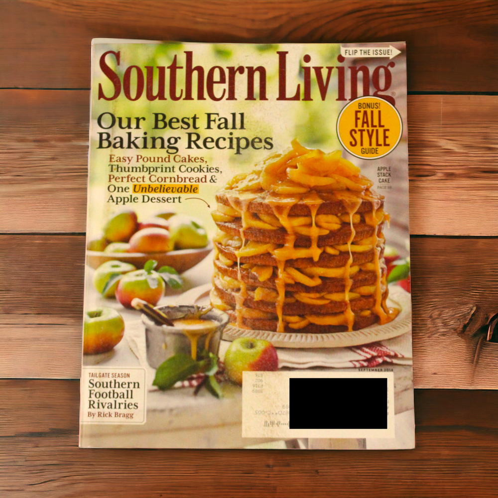 Southern Living Sept 2014 Double Cover Flip Issue Fall Baking Andie MacDowell